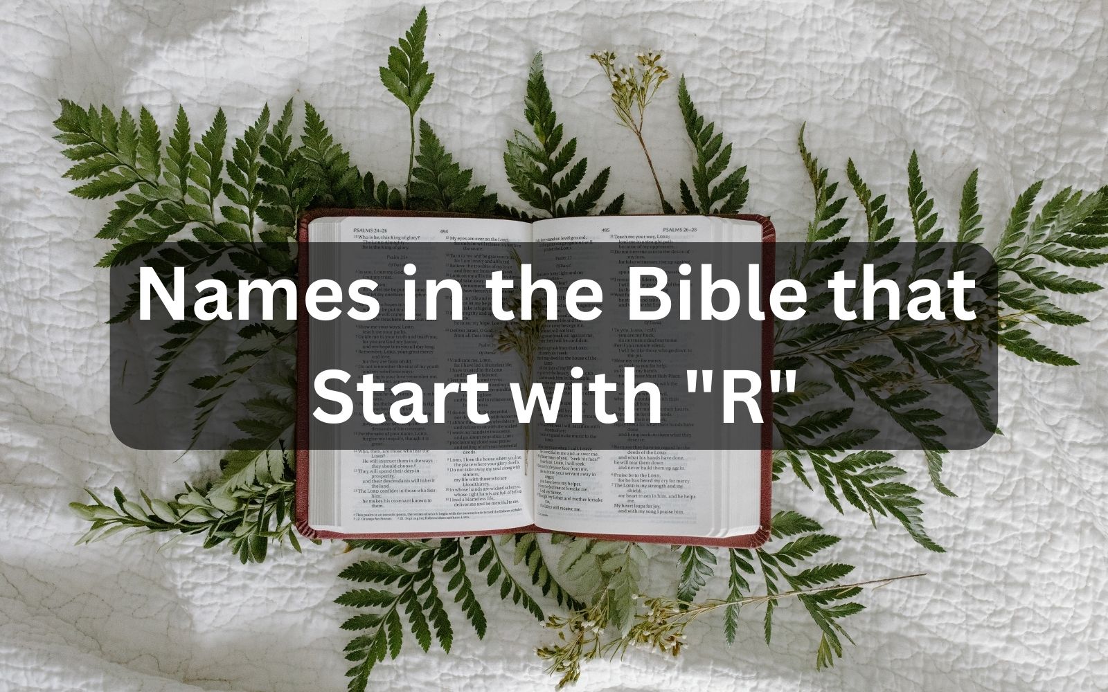 Names In The Bible That Start With R 