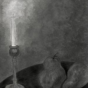 ink wash still life